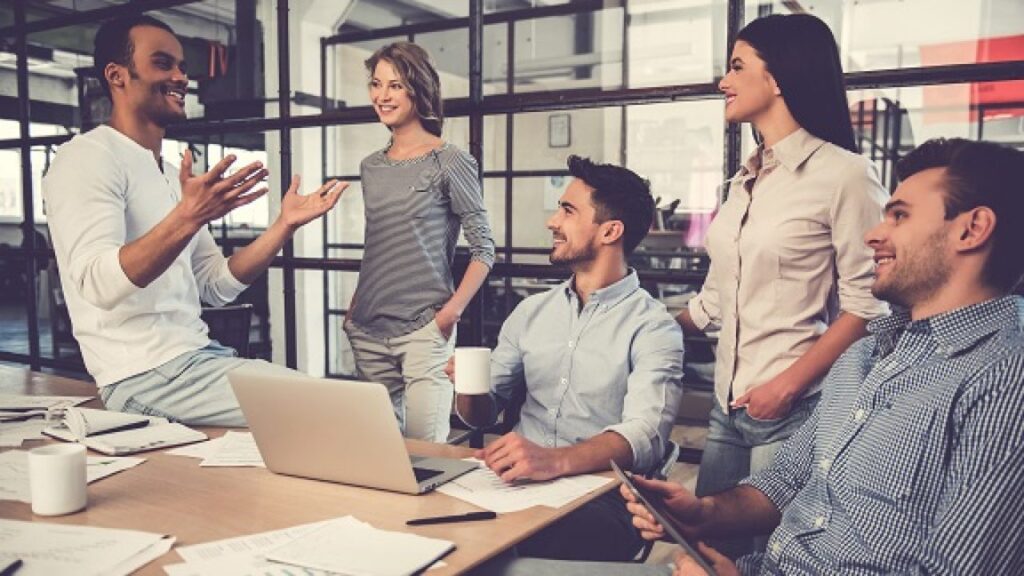 Professionisti al lavoro in team